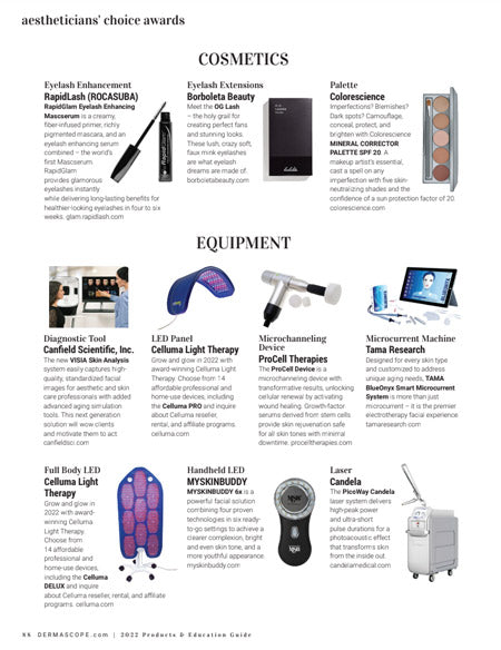 Dermascope Magazine Product & Education Guide